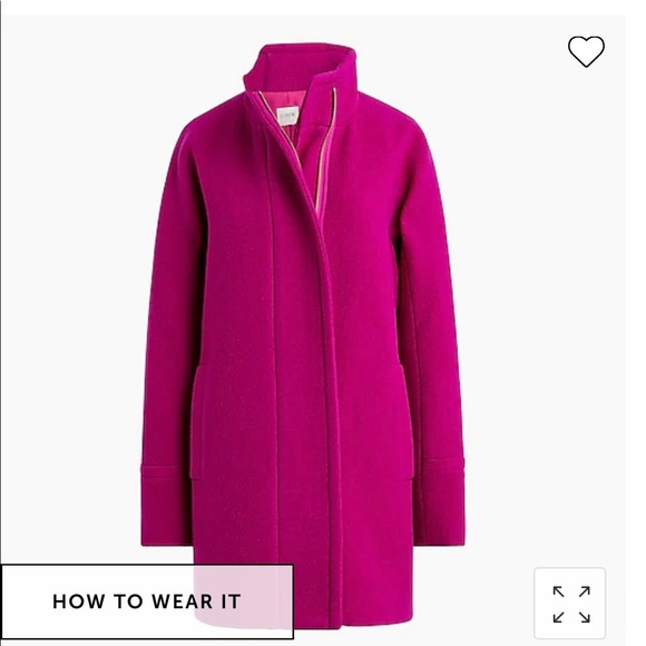 City coat J.Crew Pink